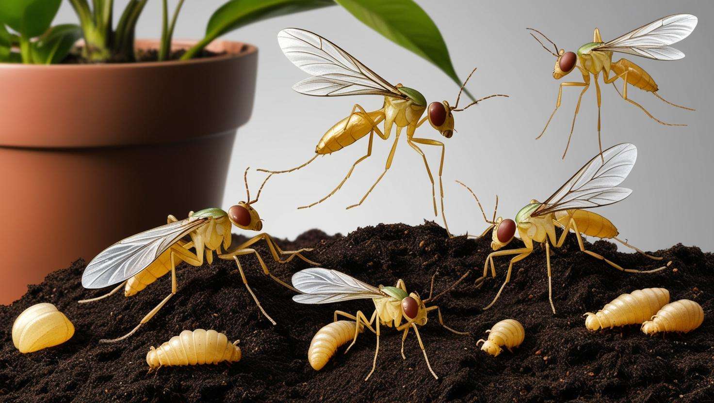 Read more about the article How to Get Rid of Houseplant Gnats (Step-by-Step Guide)