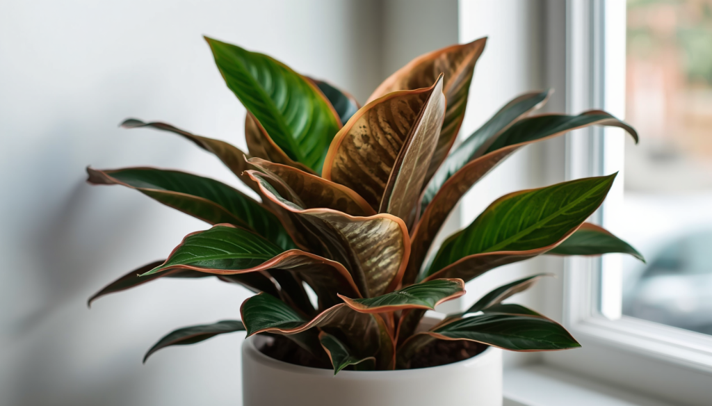 Brown leaf tips or edges